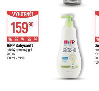 HIPP BABYSANFT DTSK SPRCHOV GEL