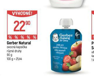 GERBER NATURAL OVOCN KAPSIKA