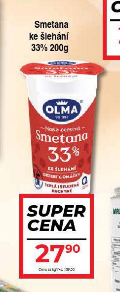 OLMA SMETANA KE LEHN 33%