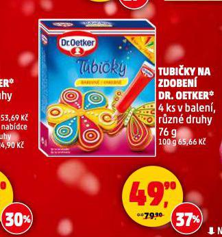 DR. OETKER TUBIKY NA ZDOBEN