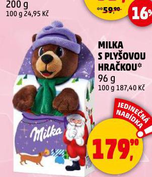 MILKA S PLYOVOU HRAKOU