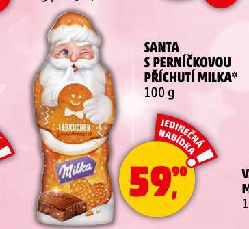 SANTA S PERNKOVOU PCHUT MILKA