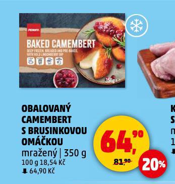 OBALOVAN CAMEMBERT S BRUSINKOVOU OMKOU