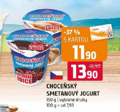 CHOCESK SMETANOV JOGURT