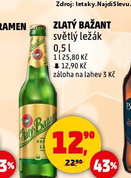 PIVO ZLAT BAANT