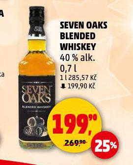 SEVEN OAKS BLENDED WHISKEY