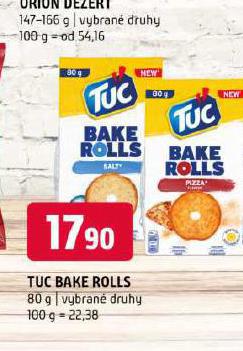 TUC BAKE ROLLS