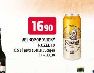 PIVO VELKOPOPOVICK KOZEL 10