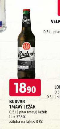 PIVO BUDVAR TMAV LEK