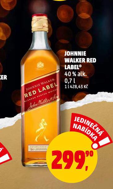 JOHNNIE WALKER RED LABEL