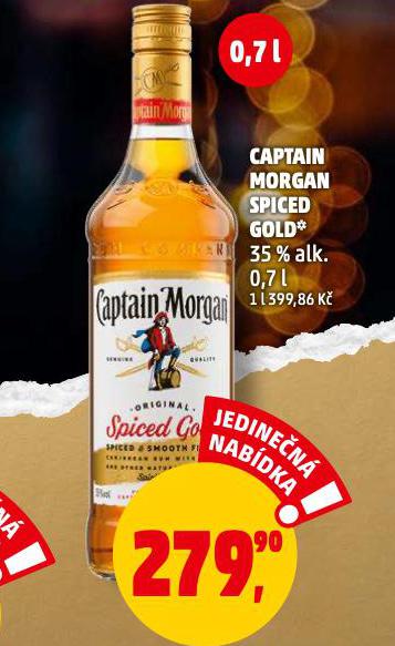 CAPTAIN MORGAN SPICED GOLD