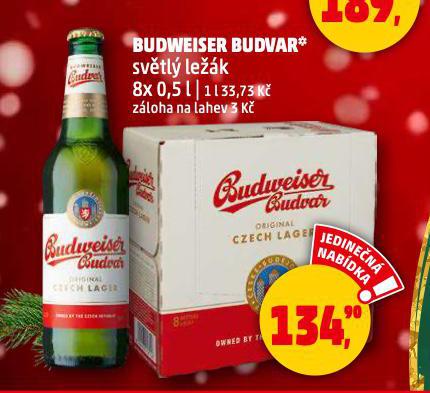 PIVO BUDWEISER BUDVAR