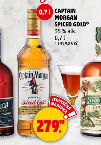 CAPTAIN MORGAN SPICED GOLD