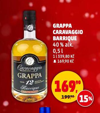 GRAPPA CARAVAGGIO BARRIQUE SELECTION