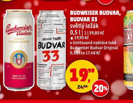 PIVO BUDWEISER BUDVAR