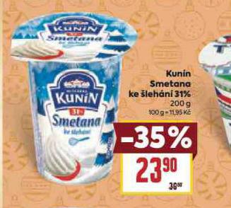 KUNN SMETANA KE LEHN 31%