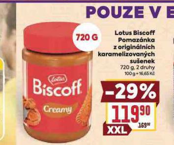 LOTUS BISCOFF POMAZNKA