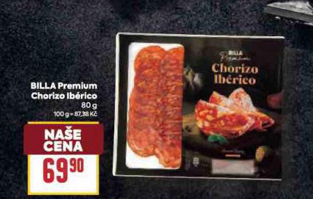 BILLA PREMIUM CHORIZO IBRICO