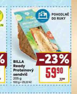 BILLA READY PROTEINOV SENDVI