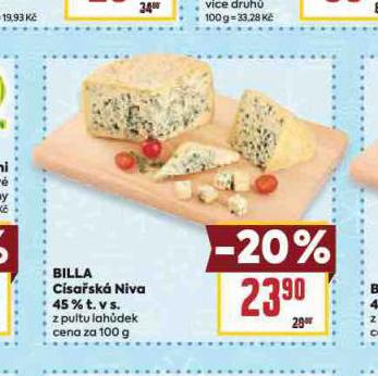 BILLA CSASK NIVA 45%