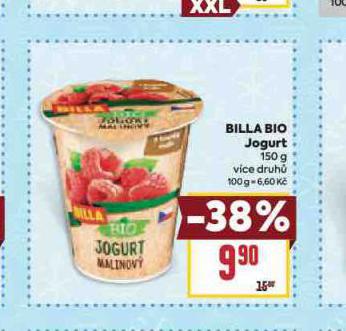 BILLA BIO JOGURT