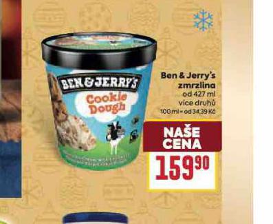 BEN & JERRYS ZMRZLINA