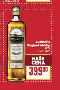 BUSHMILLS ORIGINL WHISKY