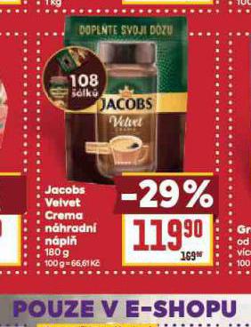 JACOBS VELVET CREMA NHRADN NPL