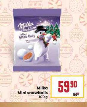 MILKA MINI SNOWBALLS