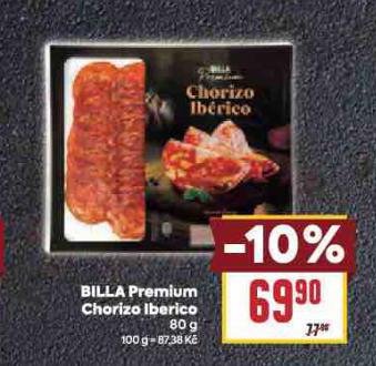 BILLA PREMIUM CHORIZO IBERICO