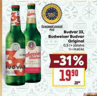 PIVO BUDVAR 33