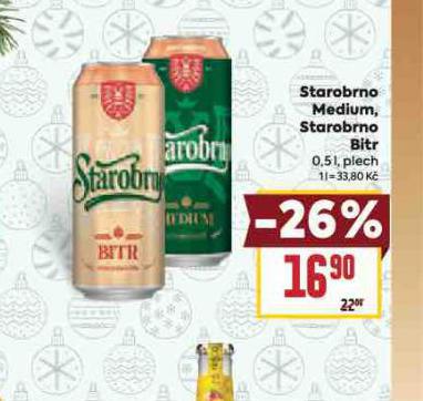 PIVO STAROBRNO MEDIUM