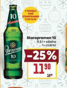 PIVO STAROPRAMEN 10