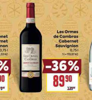 LES ORMES DE CAMBRAS CABERNET SAUVIGNON