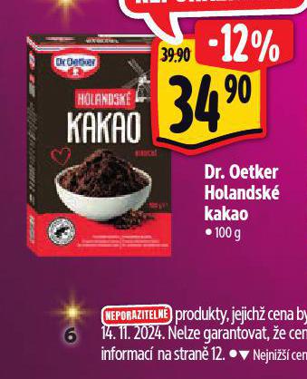 DR. OETKER HOLANDSK KAKAO