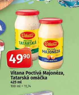 VITANA POCTIV MAJONZA, TATARSK OMKA