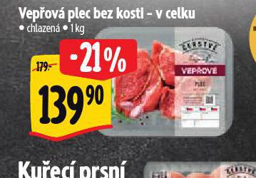 VEPOV PLEC BEZ KOSTI