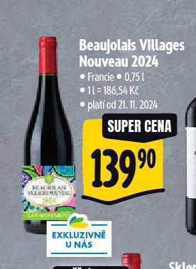 BEAUJOLAIS VILLAGES NOUVEAU