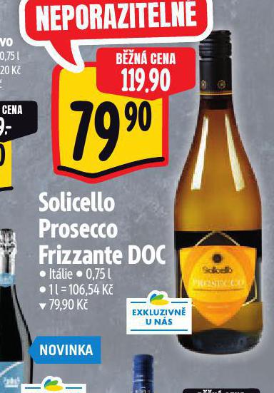 SOLICELLO PROSECCO FRIZZANTE