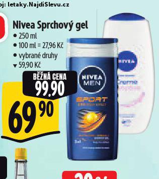 NIVEA SPRCHOV GEL