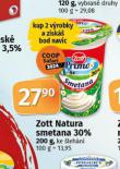 ZOTT NATURA SMETANA 30%