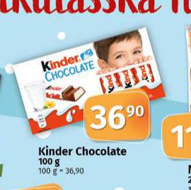 KINDER CHOCOLATE