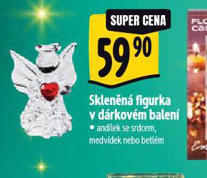 SKLENN FIGURKA V DRKOVM BALEN