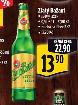 PIVO ZLAT BAANT