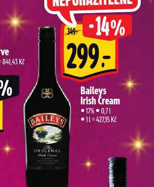 BAILEYS IRISH CREAM