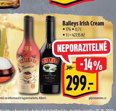 BAILEYS IRISH CREAM