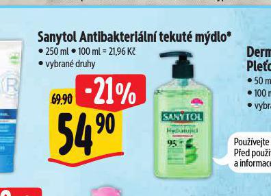 SANYTOL ANTIBAKTERILN TEKUT MDLO