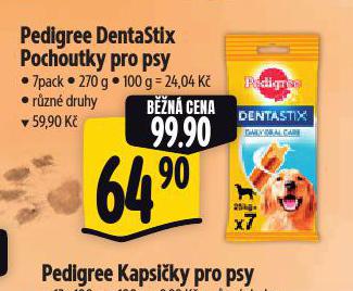 PEDIGREE DENTASTIX POCHOUTKY PRO PSY