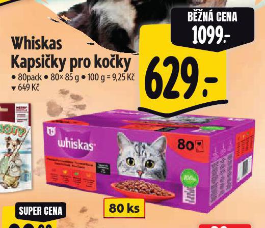 WHISKAS KAPSIKY PRO KOKY