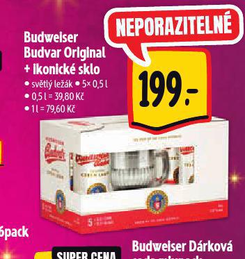 PIVO BUDWEISER BUDVAR